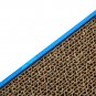 2pcs Pet Cat Scratching Corrugated Board Scratcher Bed Pad Toy with Catnip