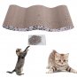 Cool Wave-style Harden Corrugated Paper Pet Cat Toy Cat Claw-grinding Plate