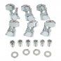 6 Chrome Guitar String Tuning Pegs Tuners Machine Heads