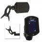Mini Clip-On Digital LCD Chromatic Guitar Bass Ukulele Violin Tuner