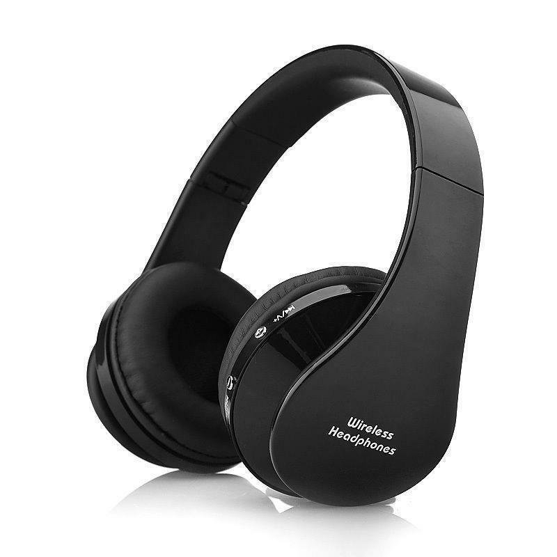 Foldable Wireless Stereo Headset Headphones Earphone Universal + Cable