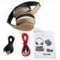 Foldable Wireless Stereo FM Radio Headphone Headsets Mic + User Manual