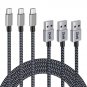 Micro USB Android Cable,Fast Charger Durable Nylon Braided (3pack,3FT+7FT+10FT)