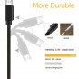Micro USB Android Cable,Fast Charger Durable Nylon Braided (2pack,7FT x 2)