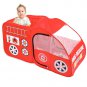 Fire Engine Truck Pop Up Play Tent Foldable Indoor/Outdoor Playhouse for Kids