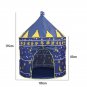Protable Folding Blue Play Tent Childrens Kids Castle Cubby Play House