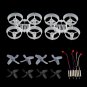 BoldClash Bwhoop B-03 Spare Parts Kit with 8pcs Propeller 4pcs Motor Set