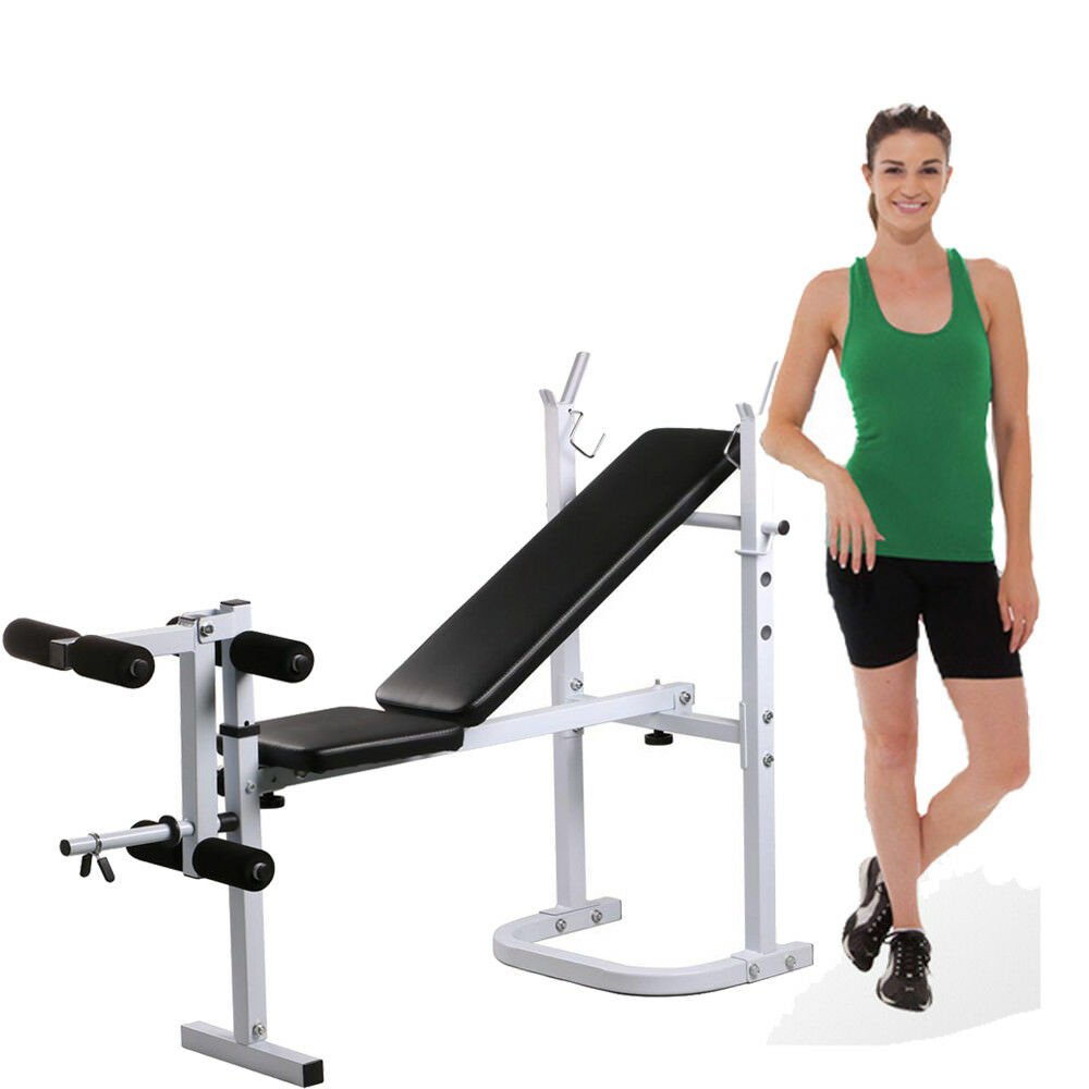Folding Weight Bench Incline Lift Workout Training Press Home
