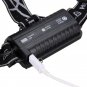 80000LM 5x LED Headlamp Headlight Rechargeable Light+USB Cable+18650 Battery