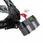 80000LM 5x LED Headlamp Headlight Rechargeable Light+USB Cable+18650 Battery