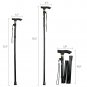 Height Adjustable Walking Stick Trekking Poles Folding Aid Cane for Travel
