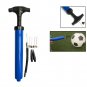 10"" Portable Manual Bothway Inflator for Basketball Football Yoga Ball Blue