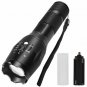New LED 18650/AAA Flashlight Zoomable Torch Focus Flashlight Lamp Light USA