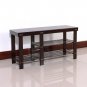 90cm Strip Type Bamboo Stool Shoe Rack with Boots Compartment