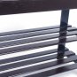 Modern Shoe Bench Entryway Storage Bamboo Coffee Shelf Rack Hallway Furniture