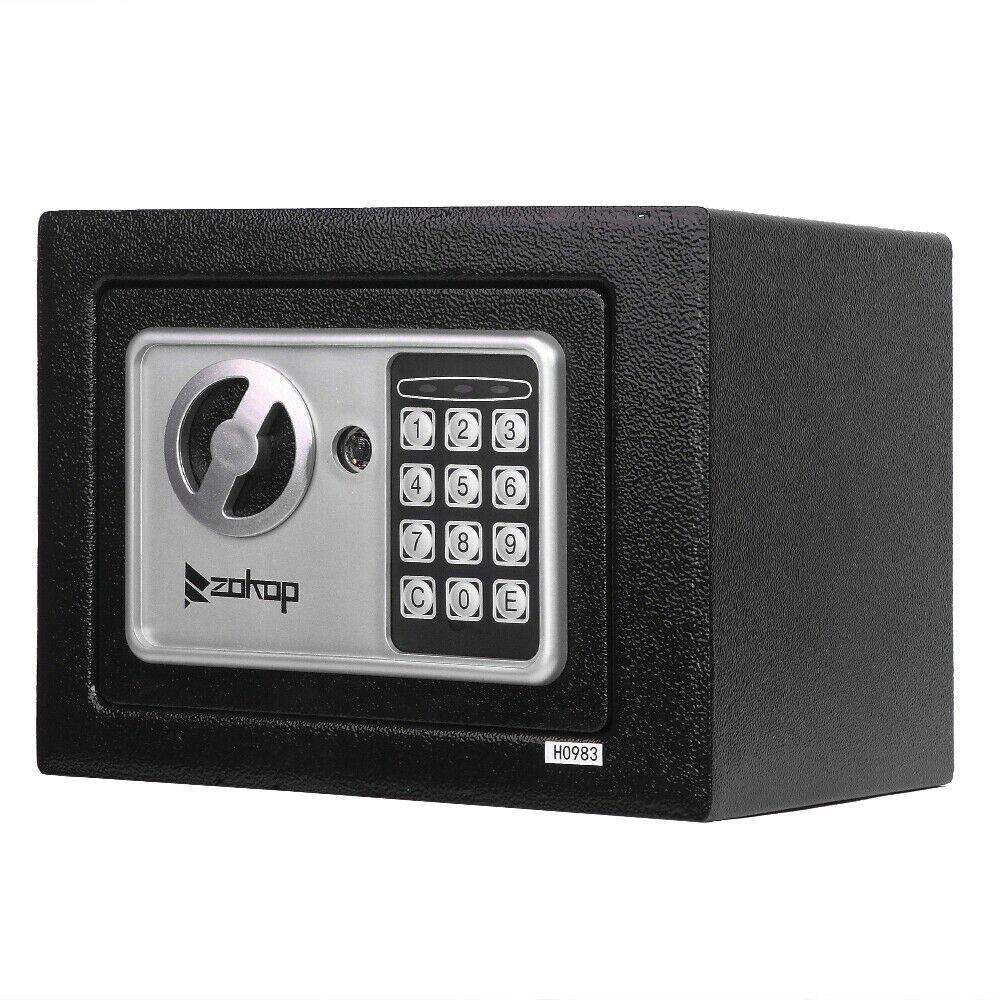 New Durable Digital Electronic Safe Box Keypad Lock Home Office Hotel Cash US