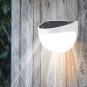 Solar Fence Lights Decorative Wall Mount Deck Light for Pathway Patio Yard
