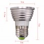 3W E27 16 Color LED Magic RGB Spot Light Bulb Lamp w/ Wireless Remote Control US