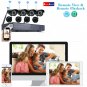 Wireless 8CH CCTV H.264 NVR 720P Outdoor WIFI IR-CUT Camera Home Security System