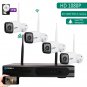 Wireless 8CH 1080P NVR Waterproof 720P WiFi IR-CUT Camera Security System + 1TB