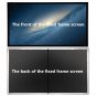 120"" 16:9 HD 3D Frame Projector Screen 105x59 Projection Velvet Home Theater
