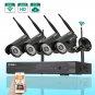 8CH 1080P Wireless NVR 36-LED Outdoor Wifi HD IR-CUT Camera Home Security System