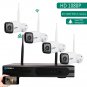 Wireless 8CH 1080P NVR 720P WiFi IR-CUT Network P2P Camera Home Security System