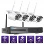 Wireless 4CH 1080P NVR Outdoor/Indoor Wifi IR-CUT IP P2P Camera Security System