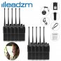 10x LEADZM UHF 400-470MHz Two Way Radio 16CH Single Band Earpiece Walkie Talkie