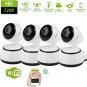 LOT4 Wireless 720P Home Security IP Camera Smart WiFi WIFI CCTV Pan/Tilt Wabcam