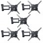 5pcs Full Motion TV Wall Mount Swivel Bracket 13""-50"" TV Display VESA 400 x 400