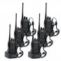 Lot 6 Baofeng BF-888S UHF 400-470MHz Handheld Two-way Ham Radio + Gift Earphones