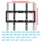 5x Flat TV Wall Mount Bracket VESA For 26 27 29 32 36 42 46 47 50 55 inch Screen