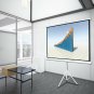100"" Tripod HD Projector Screen Projection Manual Pull Up Portable Stand