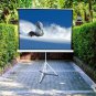 100"" Tripod HD Projector Screen Projection Manual Pull Up Portable Stand