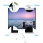 100"" Tripod HD Projector Screen Projection Manual Pull Up Portable Stand