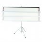 100"" Tripod HD Projector Screen Projection Manual Pull Up Portable Stand