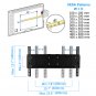 TV Stand Base with Universal Mount and Height Adjustable for 32""-65"" TVs