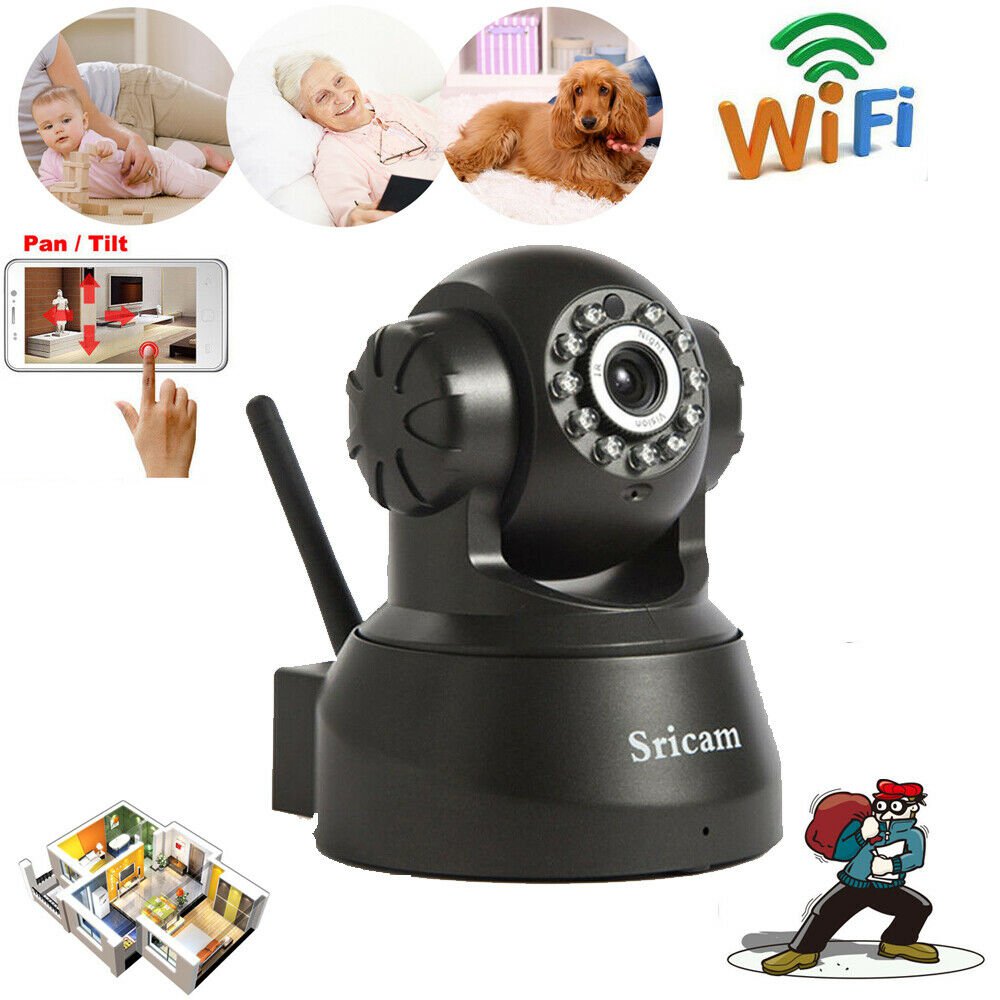 Wireless HD 720P Pan Tilt Network Baby Monitor Wifi IP Camera IR Night Vision US