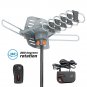 150Mile HDTV 4K 1080P Outdoor Amplified Digital TV Antenna 360