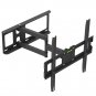 Full Motion TV Wall Mount Bracket 32 40 42 46 50 55 60 inch LED LCD VESA 99 lbs