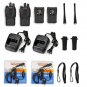 2x Baofeng BF-888S 5W Two-way Radio UHF 400-470MHz Handheld HT Walkie Talkie