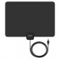 50Mile Ultra Thin Flat Indoor HDTV 1080P Amplified HD TV Signal Antenna Cable 4M