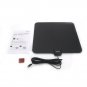 2x 35 Miles Range Flat HD Digital Indoor Amplified TV Antenna Black