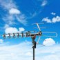 Digital 180mile Outdoor Amplified Antenna HDTV 1080P 360 Rotaion UHF/VHF/FM 36dB