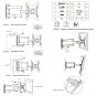 Full Motion Articulating TV Wall Mount Bracket Tilt Swivel LCD LED 13-42""