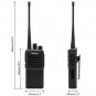 LEADZM LE-C2 Rechargeable 2800mAh Walkie Talkie UHF 400-470MHz Two Way Radio