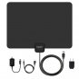Leadzm 50 Miles Range Flat HD Digital Indoor Amplified TV Antenna with Amplifier