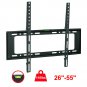 Flat TV Wall Mount Bracket VESA For 26 27 29 32 36 37 42 46 47 50 55 inch Screen