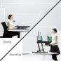 Standing Desk Adjustable Height Stand Up Sit Stand For Laptop And Monitor,36""